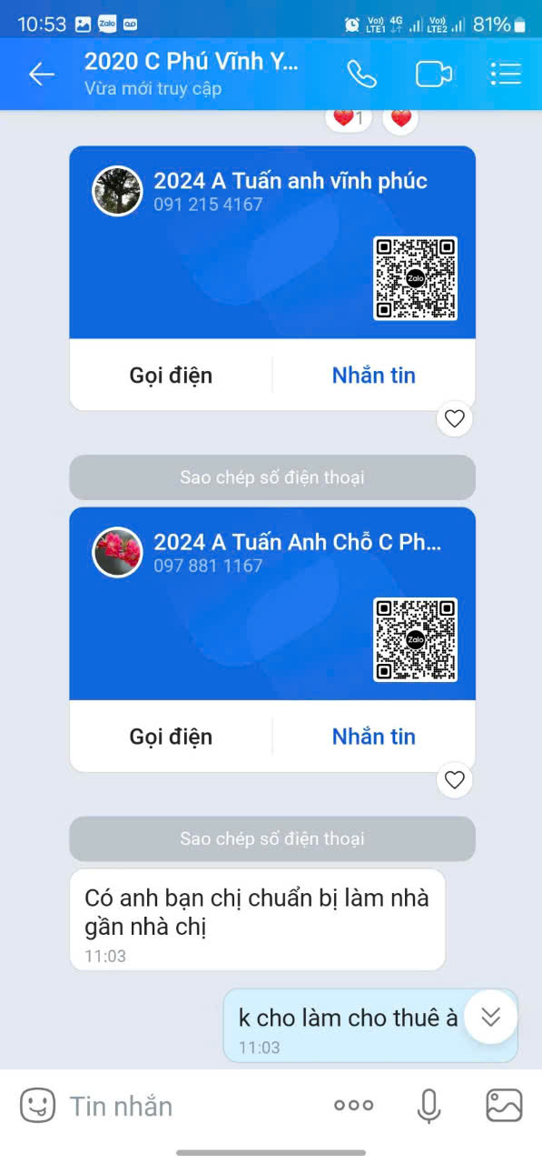 Đánh giá khách hàng qua Zalo 8