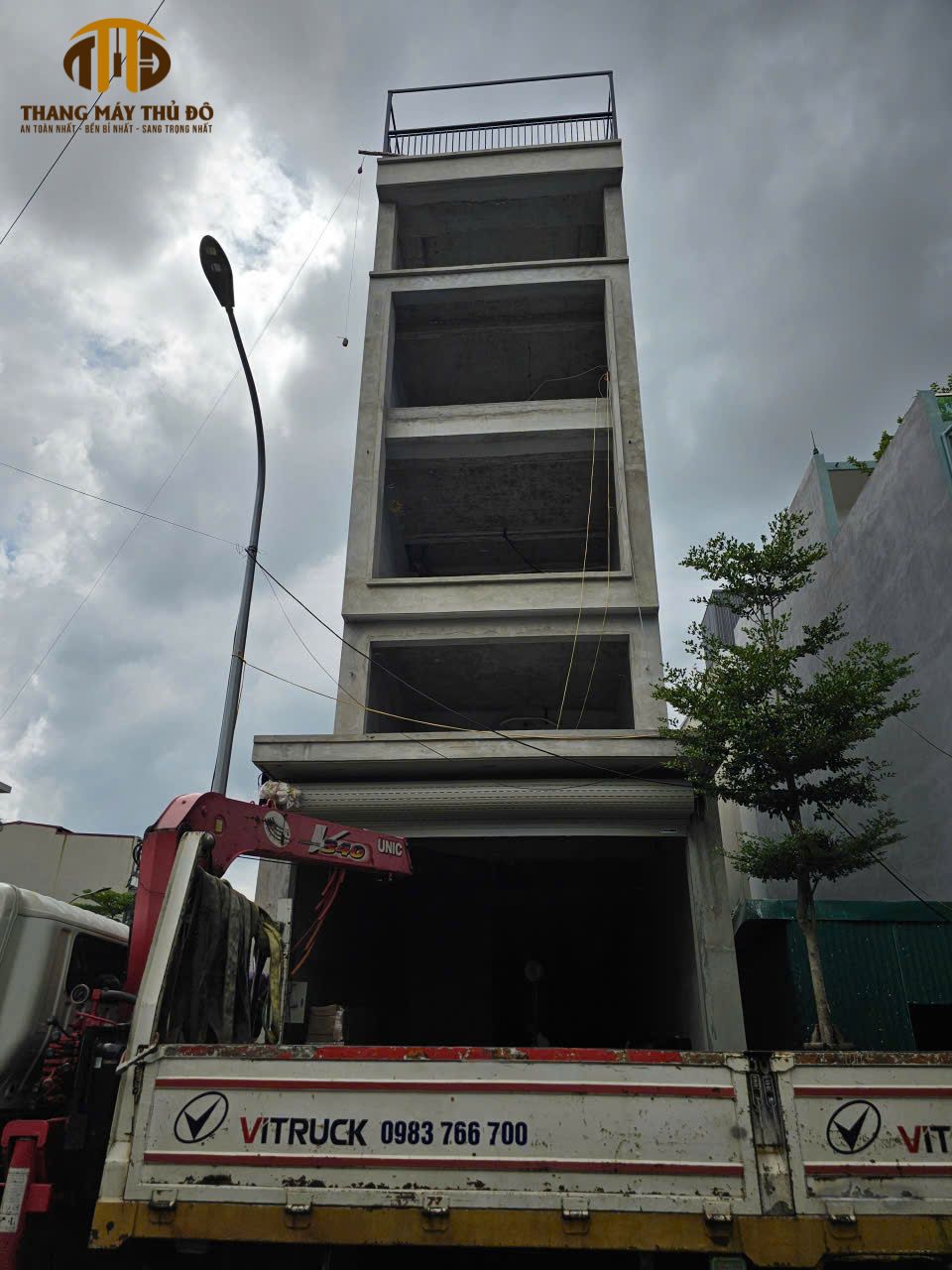 Bảng giá thang máy gia đình 5 tầng