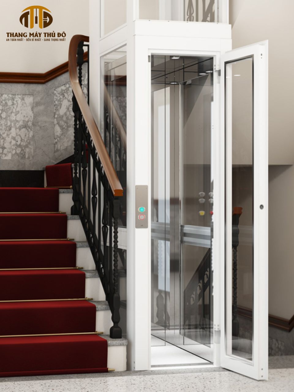 Tư vấn lắp đặt thang máy cho nhà hẹp 