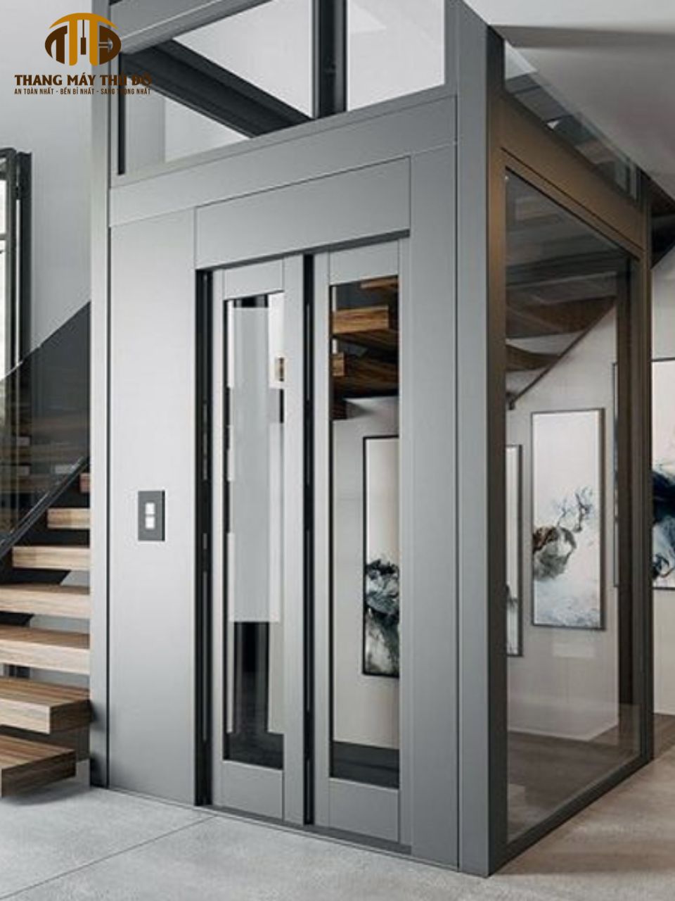Thang máy kính nhập khẩu nguyên chiếc có giá đắt đỏ