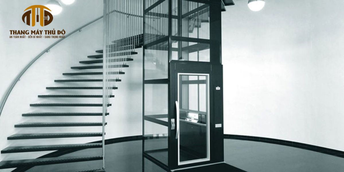 Thang máy toàn kính có cấu trúc gần như hoàn toàn trong suốt